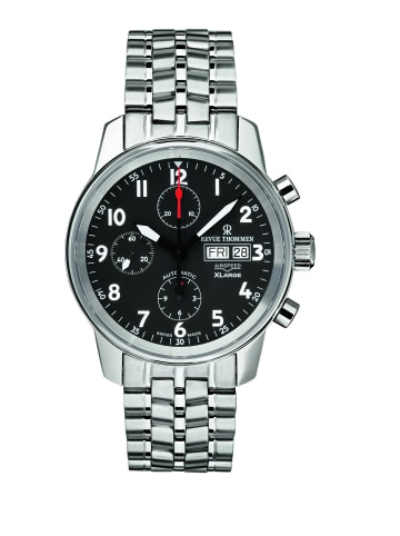 Revue Thommen Automatikuhr für Herren in schwarz