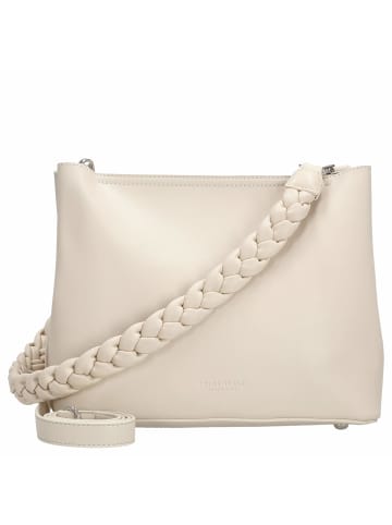Seidenfelt Melbu Hobo - Schultertasche 26 cm (schwarz) in cream
