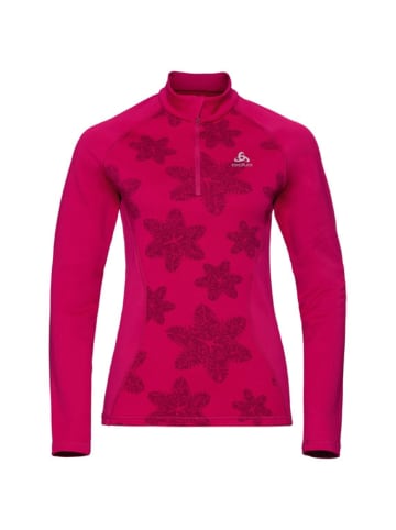 Odlo Pullover Midlayer 1/2 zip SNOWCROSS in Rot