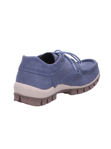 wolky Schnürschuh in blau