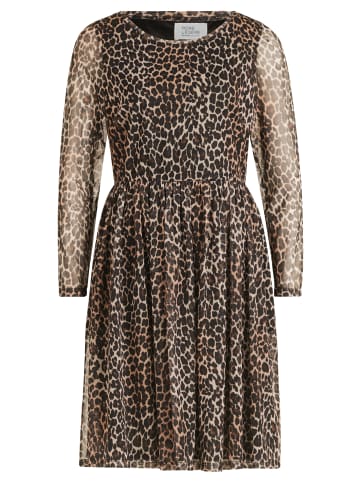 Vera Mont Freizeitkleid mit Rundhalsausschnitt in Brown/Dark Blue