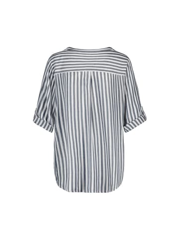 Eight2Nine Langarmbluse in navy - white