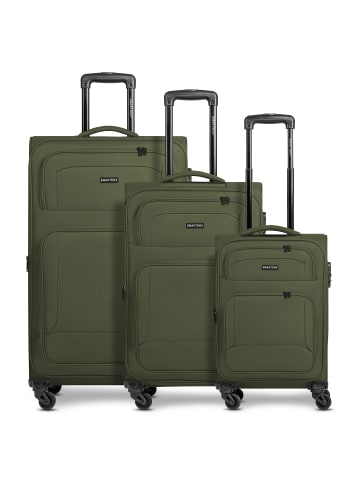 Smartbox Edition 04 4 Rollen Kofferset 3-teilig mit Dehnfalte in slate-green