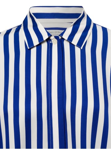Marc O'Polo Bluse in indigo weiß