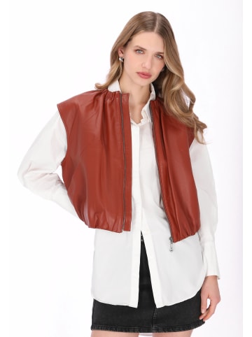 DreiMaster Women Vest in brick red