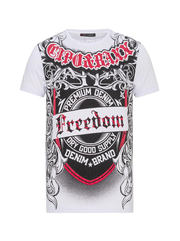 Cipo & Baxx T-Shirt in WHITE