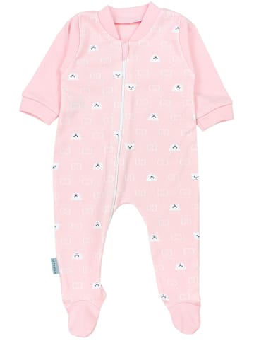 TupTam Baby Unisex Schlafstrampler mit Fuß 3er Pack in blau Modell 1