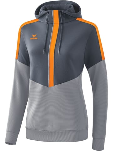 erima Trainingsjacke "Squad Kapuzensweat" in Grau