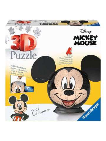 Ravensburger Konstruktionsspiel Puzzle 72 Teile Disney Mickey Mouse Puzzle-Ball mit Ohren 6-99 Jahre in bunt