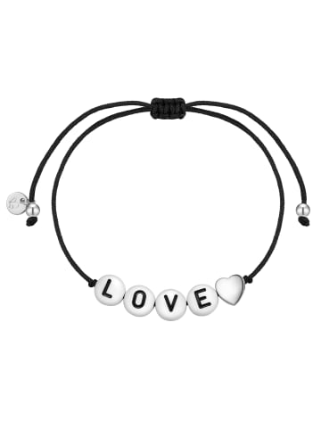 Glanzstücke München Armband Herz/LOVE aus Sterling Silber in silber