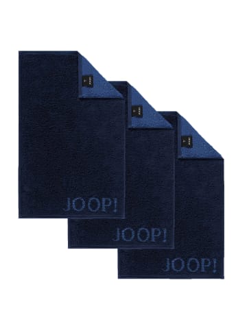 JOOP! Gästetuch 3er Pack in Blau