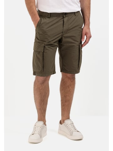 Camel Active Cargo Shorts Regular Fit in Oliv Braun