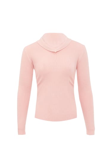 leo selection Damen Strickpullover in Dunkelrosa