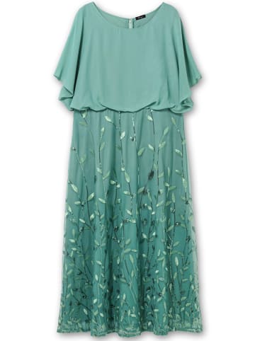 sheego Abendkleid in rauchgrün