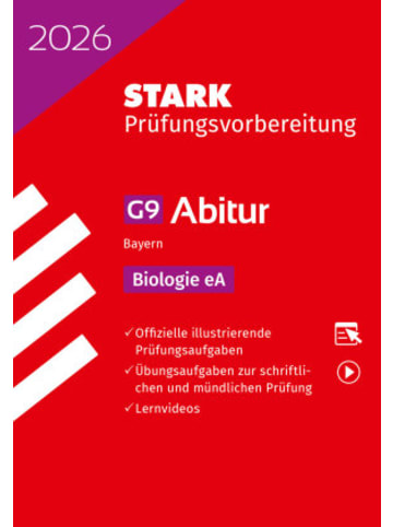 Stark Buch - STARK Biologie eA - Abitur 2026 Bayern - Prüfungsvorbereitung, m. 1