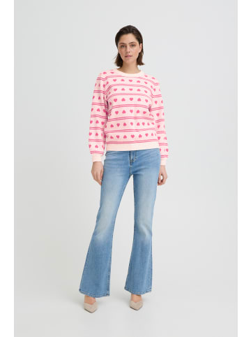 ICHI Strickpullover langarm IHBRIELLE Loose fit in BIRCH W TEABERRY