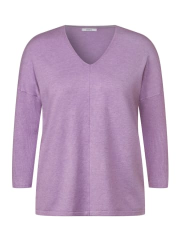 Cecil 3/4 Feinstrick Pullover in Violett