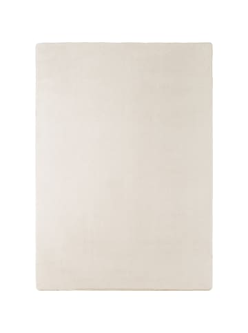 KADIMA DESIGN Teppich Kurzflor Waschbar Einfarbig ISAR Strapazierfähig OEKO-TEX in Creme