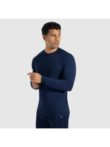 SMILODOX Longsleeve Zeyn in Marineblau