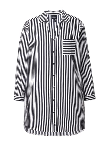 Ulla Popken Hemdbluse in marine