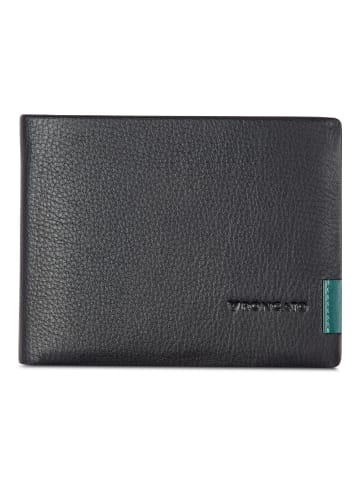 Roncato Monaco Geldbörse RFID Schutz Leder 9 cm in nero