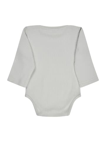 Sterntaler Langarm-Body Rippjersey in silber
