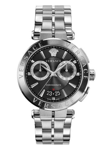 Versace Analoguhr für Herren in silber