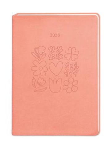 Grafik Werkstatt/Becker & Becker Kalender - Terminplaner Lederlook 2026 Peach