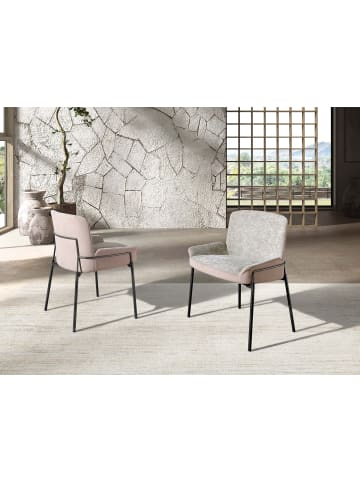 Angel Cerdá Stuhl 4171 in Grau/Stahl – (B)58 x (H)76 x (T)54 cm