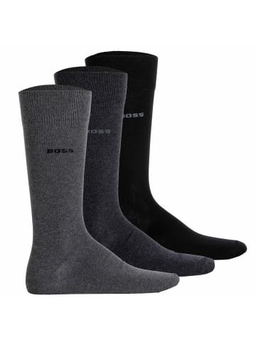 BOSS Socken 3er Pack in Schwarz/Grau