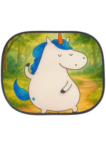 Mr. & Mrs. Panda UV Schutz Auto Einhorn Mann Design ohne Spruch in Weiß