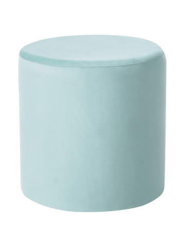 Beliani Pouf LOVETT in Grün - (W) 47 x (H) 46 x (L) 47 cm