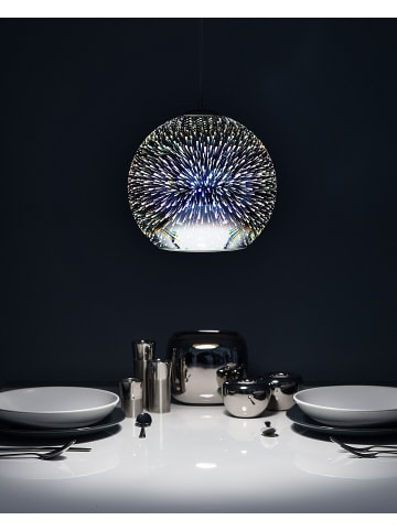 Beliani Pendelleuchten SESSERA in Silber - (W) 25 x (H) 118 x (L) 25 cm