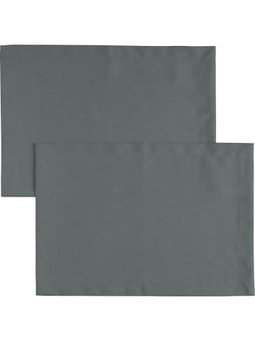 Erwin Müller Tischset 2er-Pack Madrid in anthrazit