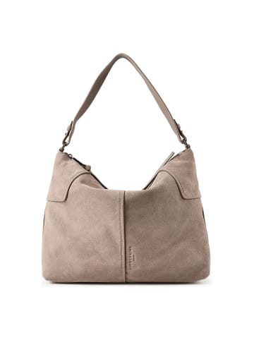 Liebeskind Berlin Mila Schultertasche Leder 37.5 cm neutral grey