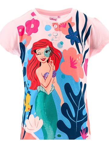 Disney Princess Schlafanzug kurz Disney Princess Arielle in Rosa
