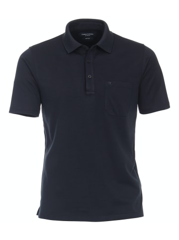 CASAMODA Polo-Shirt uni in Blau