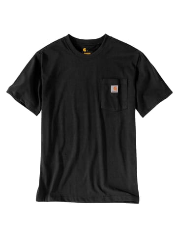CARHARTT Pocket T-Shirt in schwarz in schwarz