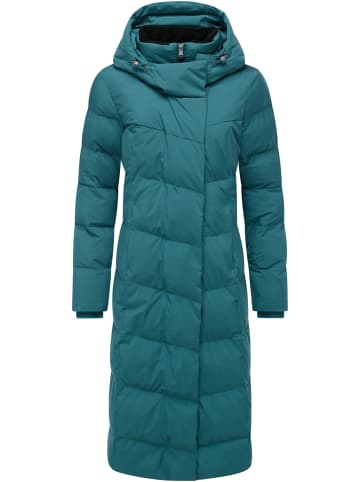ragwear Wintermantel Pavla Long Soft YOUMODO in Ocean Green