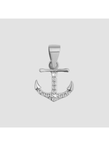 Adeliás Damen Anhänger aus 925 Silber mit Zirkonia in silber