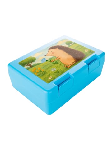 Mr. & Mrs. Panda Snackbox Igel Blumen Design ohne Spruch in Weiß