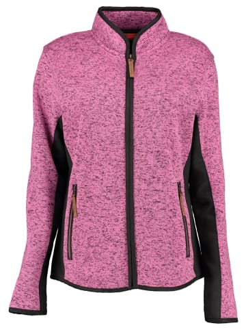 Tom Collins Strickfleecejacke Detit in Himbeere