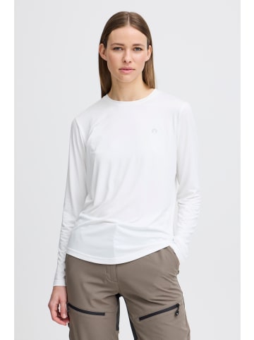 North Bend Longsleeve NBTergola W L/S Tee in Weiß