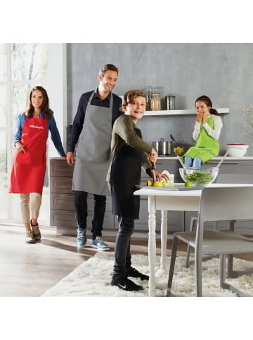 Erwin Müller Baumwolle Schürze in schwarz