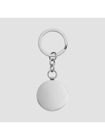 Adeliás Unisex Anhänger – Schlüssel Gravuranhänger aus Edelstahl in silber