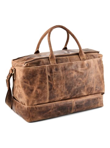 Greenburry Vintage Weekender Reisetasche Leder 51 cm braun
