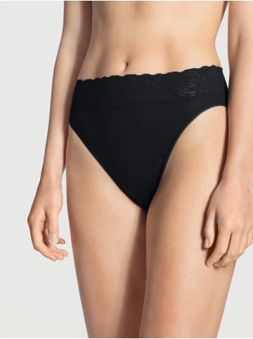 Calida Jazzpant, 2er-Pack in schwarz