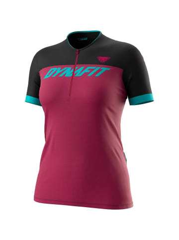 DYNAFIT W RIDE LIGHT 1/2 ZIP SHIRT in Rot