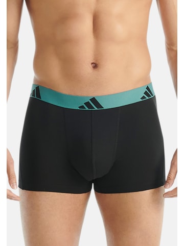 Adidas Sportswear Retro Short / Pant Active Flex Cotton in Schwarz / grün / blau