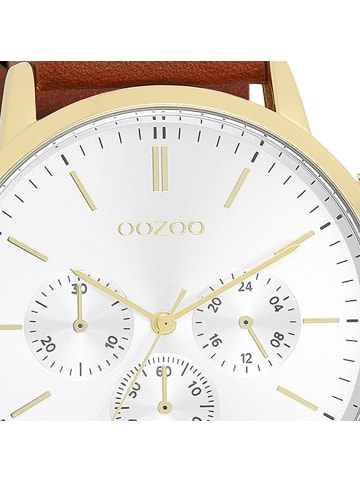 Oozoo Armbanduhr Oozoo Timepieces braun extra groß (ca. 50mm)